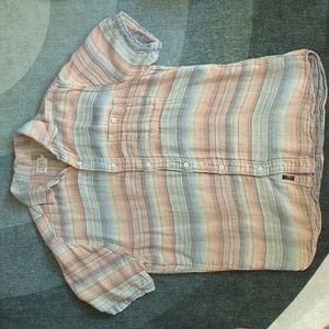 Faherty Mesa Short Sleeve Button Up